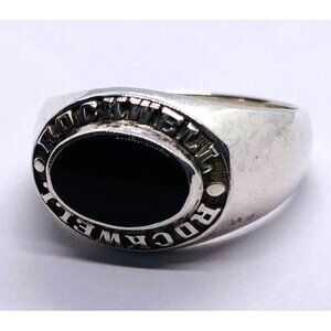 SOLD!!! Tiffany & Co Sterling Silver 925 Rockwell Signet Ring Size 12